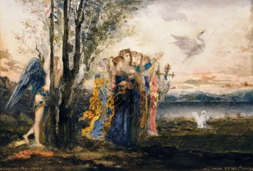 Cupido y las Musas