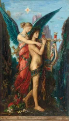 Hesíodo y la musa