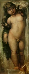 Putto según Rafael. Copia del Putto de Rafael, de la Academia de San Lucas de Roma.