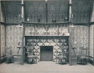 Ingle-Nook diseñado por G. Serruier, 1898