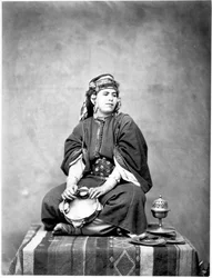 Esclava de harén, Argelia, 1859