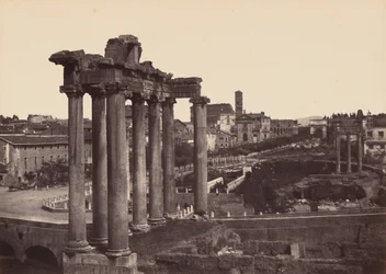 Roma, Vue Prise au Forum (Roma, Vista del Foro),1858-1859 (foto)