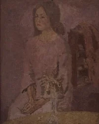 Chica en Rosa, c.1918