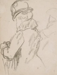 Mademoiselle Pouvereau (carboncillo sobre papel)
