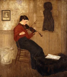 Joven con un violín, 1897-98