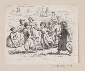 Ilustración de "Desde una ventana en Vartou" en H.C. Andersen, "Cuentos y relatos de hadas", volumen 2