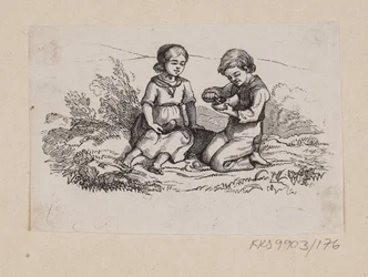 Ilustración para "Ib y la pequeña Christine" en H.C. Andersen, "Cuentos y Historias", Volumen 2