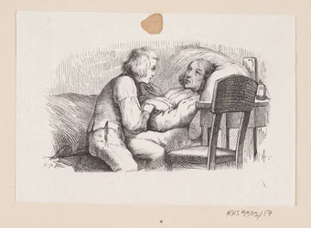 Ilustración para "El compañero de viaje" en H.C. Andersen, "Cuentos y historias", Volumen 1