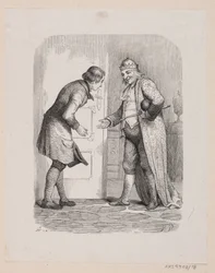 Ilustración para "El compañero de viaje" en H.C. Andersen, "Cuentos y Historias", Volumen 1