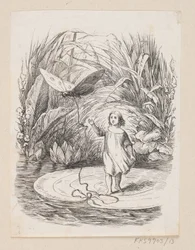 Ilustración para "Pulgarcita" en H.C. Andersen, "Cuentos y historias", Volumen 1