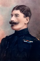 Mayor General John Brabazon, comandante de la Caballería Imperial, Sudáfrica, 1902