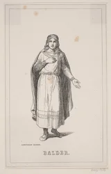 Balder. Ilustración para la historia de Dinamarca de Fabricius 1, 119.