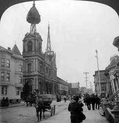 Secuelas del gran terremoto, San Francisco, California, EE.UU., 1906