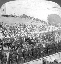 Procesión de los Maharajás, Delhi, India, 1912