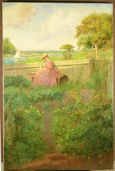 En el jardín