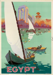 Cartel publicitario de Egipto