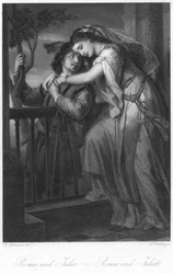 Escena del balcón de Romeo y Julieta