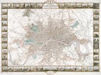 Mapa de Londres, 1851