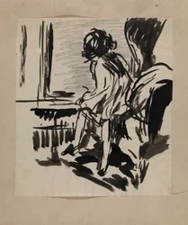 Sin título (Figura sentada)