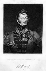 Sir Charles Hastings Doyle 1804-1883, soldado británico, 1837