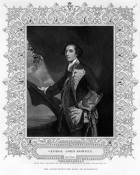 Almirante George Brydges Rodney 1719-1792, 1er Barón Rodney, siglo XIX