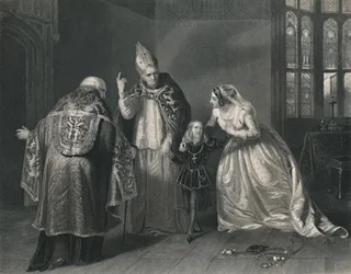 Reina Isabel y el Duque de York. Rey Ricardo III, c1870