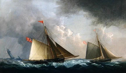 Regata de yates cortadores