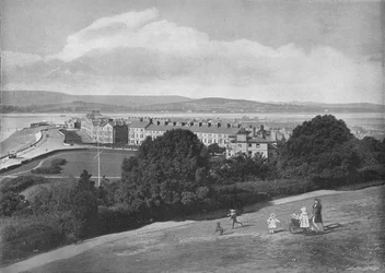 Exmouth, desde el Beacon, c1896