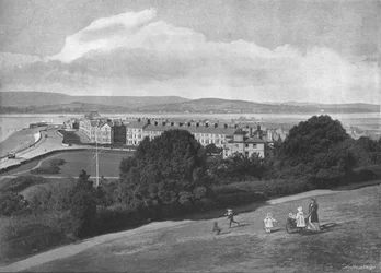 Exmouth desde el Beacon, c1900