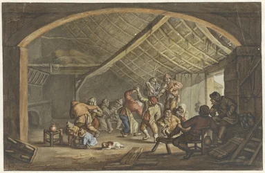 Interior del albergue