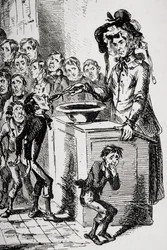 Ilustración para Nicholas Nickleby de Charles Dickens