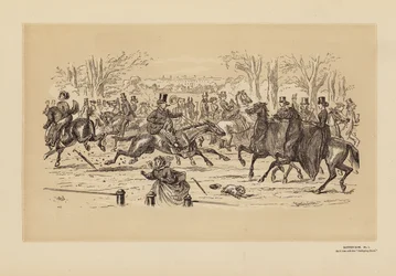 Rotten Row, No 1, As it Was (grabado)