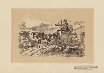 Sea-Side Sketches, No 7, Doing the Picturesque (grabado)