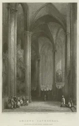 Catedral de Amiens, lado sur del coro mirando al este