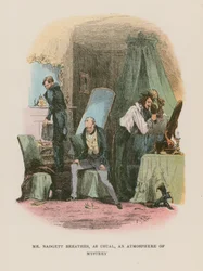 Ilustración para Martin Chuzzlewit