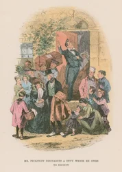 Ilustración para Martin Chuzzlewit
