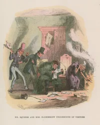 Ilustración para Nicholas Nickleby