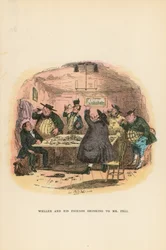 Ilustración para Pickwick Papers