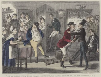 Ilustración para Los Papeles Póstumos del Club Pickwick