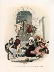 Ilustración para los Papeles de Pickwick