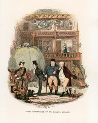 Ilustración para los Papeles de Pickwick