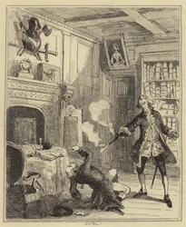 Lord Ferrers Disparando a su Mayordomo