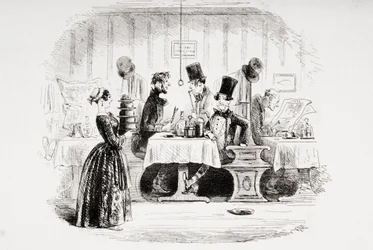 El entretenimiento del Sr. Guppy, ilustración de 