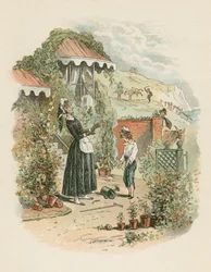 Escena de David Copperfield de Charles Dickens, 1849-1850