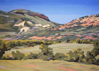 Hermosa View, c. 2024 (óleo sobre lienzo)