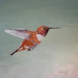Red Barron, c.2025 (óleo sobre tabla)