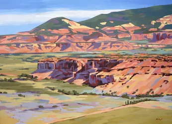 Torrey Overlook, 2024 (óleo sobre lienzo)