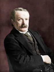 David Lloyd George, político británico, c. 1920
