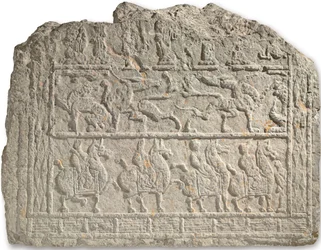 Raro gran relieve de tumba