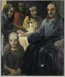 El lavado de pies